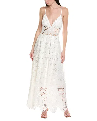 Seraphina Embroidered Maxi Dress In Multi