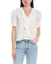 Seraphina Embroidered Top In White