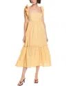 Seraphina Midi Dress In Yellow