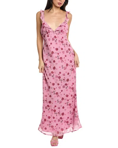 Seraphina Sleeveless Maxi Dress In Pink