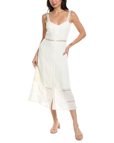 Seraphina Sleeveless Midi Dress In Neutral