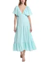 Seraphina Tiered Maxi Dress In Blue