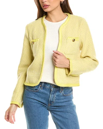 Seraphina Tweed Jacket In Yellow