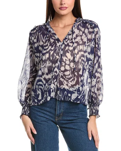 Seraphina Woven Top In Brown