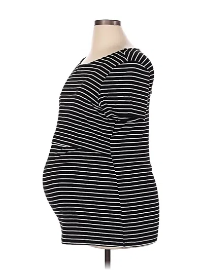 Seraphine 3/4 Sleeve T-shirt In Black
