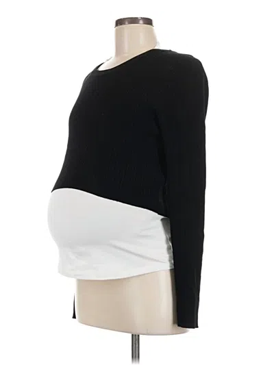 Pre-owned Seraphine 3/4 Sleeve T-shirt In Black