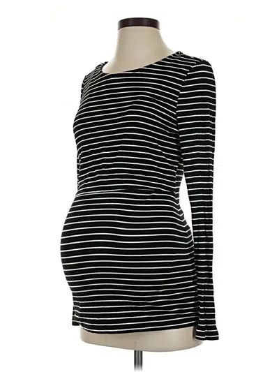 Pre-owned Seraphine 3/4 Sleeve T-shirt In Black