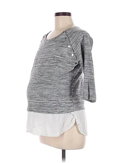 Pre-owned Seraphine Cardigan Sweater In Gray
