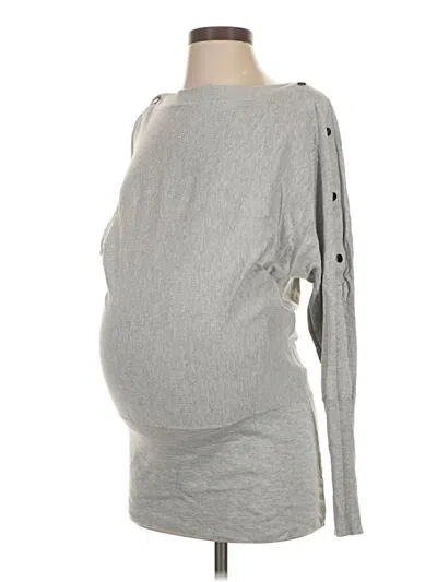 Pre-owned Seraphine Cardigan Sweater In Gray