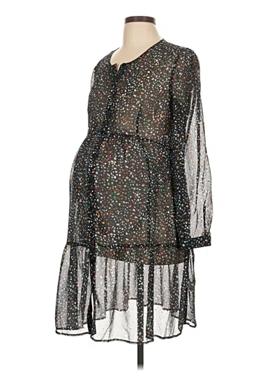 Pre-owned Seraphine Casual Dress In Black