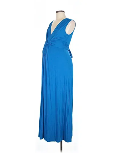 Pre-owned Seraphine Casual Dress In Blue