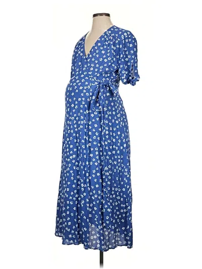 Pre-owned Seraphine Casual Dress In Blue