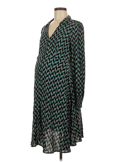 Pre-owned Seraphine Casual Dress In Blue