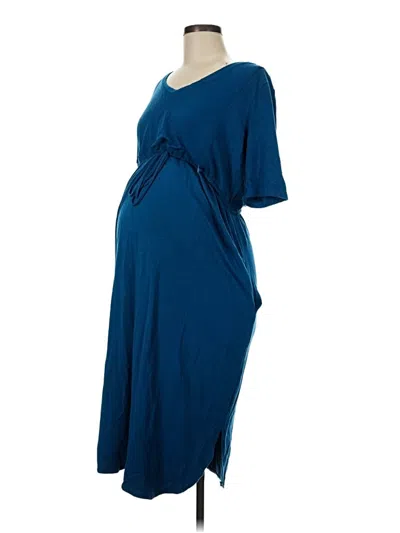 Pre-owned Seraphine Casual Dress In Blue