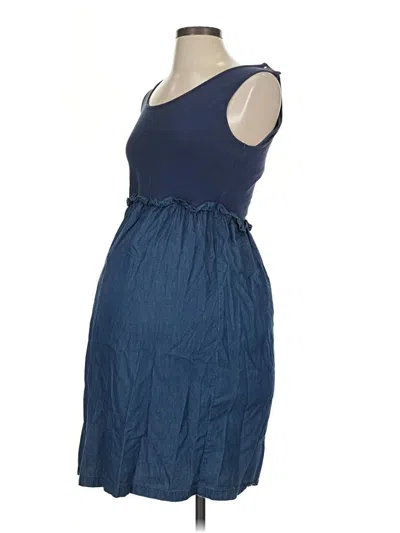 Pre-owned Seraphine Casual Dress In Blue