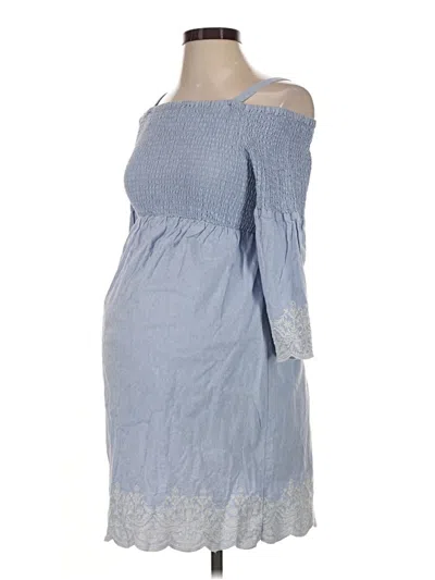 Pre-owned Seraphine Casual Dress In Blue