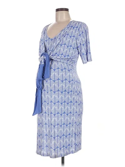 Pre-owned Seraphine Casual Dress In Blue