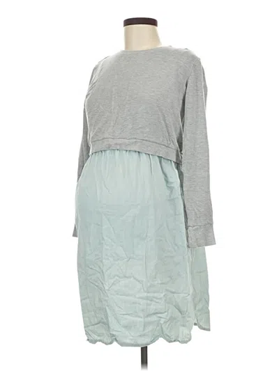 Pre-owned Seraphine Casual Dress In Gray