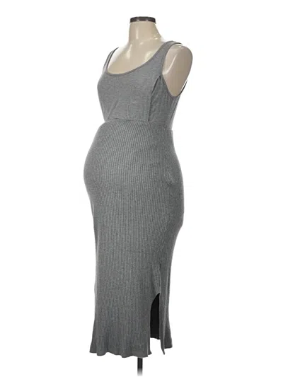 Pre-owned Seraphine Casual Dress In Gray