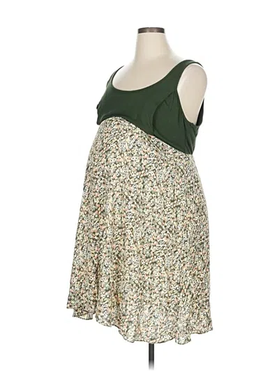 Pre-owned Seraphine Casual Dress In Green