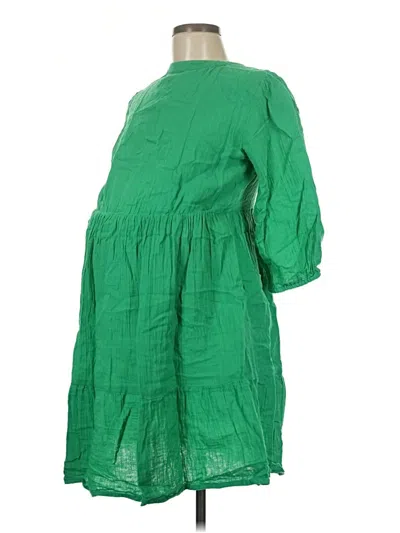 Pre-owned Seraphine Casual Dress In Green