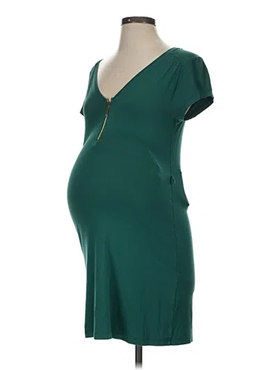 Pre-owned Seraphine Casual Dress In Green