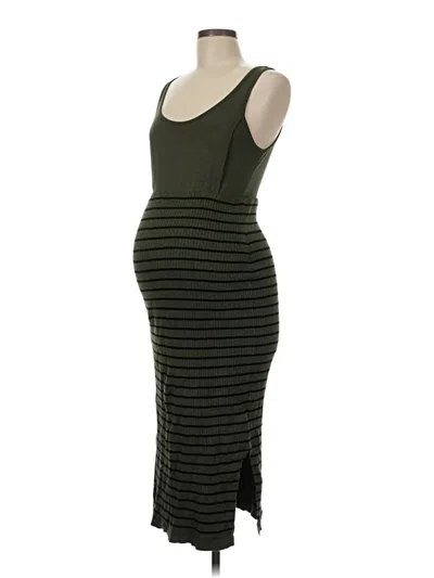 Pre-owned Seraphine Casual Dress In Green
