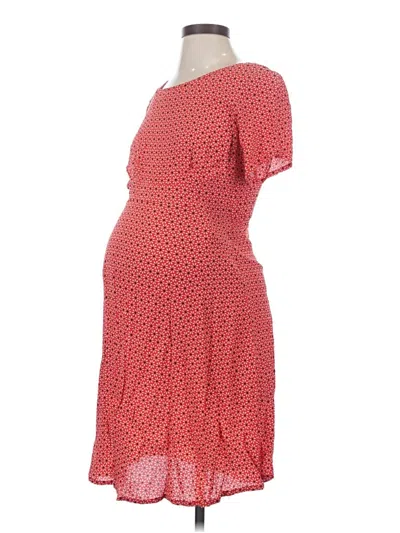 Pre-owned Seraphine Casual Dress In Red