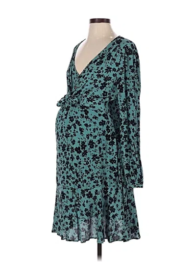 Pre-owned Seraphine Casual Dress In Teal