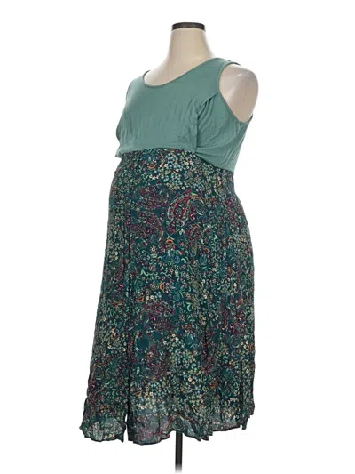 Pre-owned Seraphine Casual Dress In Teal