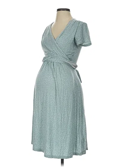 Pre-owned Seraphine Casual Dress In Teal