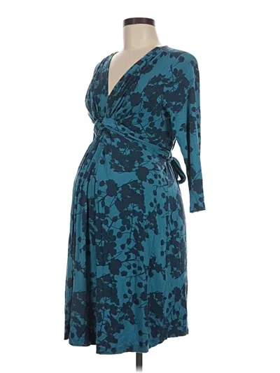 Pre-owned Seraphine Casual Dress In Teal