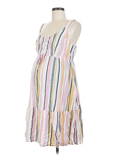Pre-owned Seraphine Casual Dress In White