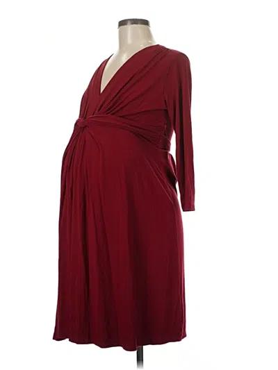Pre-owned Seraphine Cocktail Dress In Burgundy