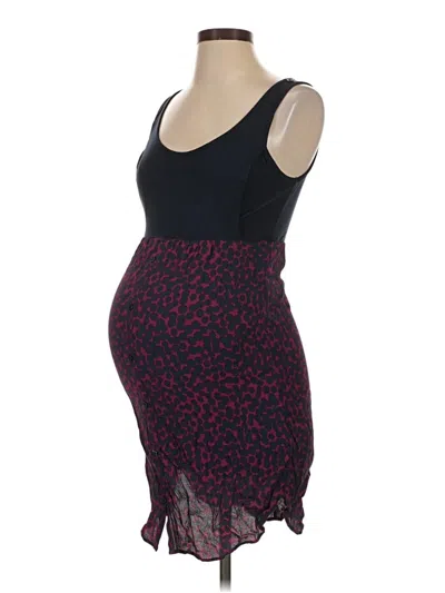 Pre-owned Seraphine Cocktail Dress In Burgundy