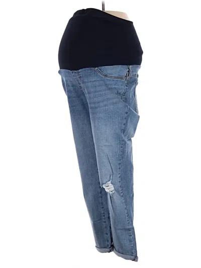 Pre-owned Seraphine Jeans In Blue