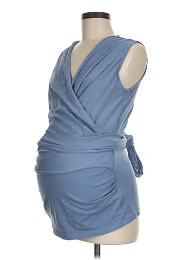 Pre-owned Seraphine Kimono In Blue