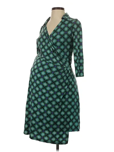 Pre-owned Seraphine Kimono In Teal