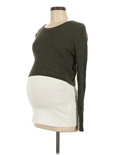 Pre-owned Seraphine Long Sleeve T-shirt In Green
