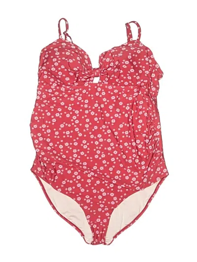 Pre-owned Seraphine One Piece Swimsuit In Red