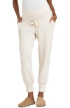 Seraphine Women's Maternity Modal Blend Joggers In Open White