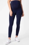 Seraphine Over The Bump Maternity Leggings In Navy
