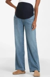 SERAPHINE OVER THE BUMP WIDE LEG MATERNITY JEANS