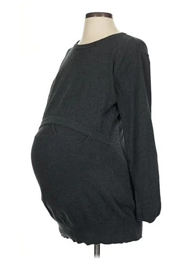 Pre-owned Seraphine Pullover Sweater In Gray