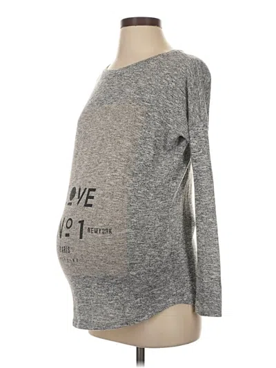 Pre-owned Seraphine Pullover Sweater In Gray