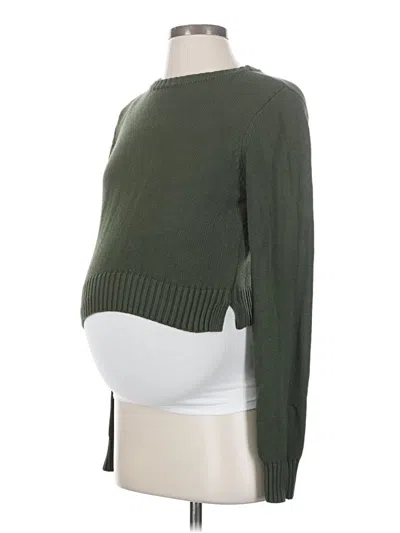 Pre-owned Seraphine Pullover Sweater In Green