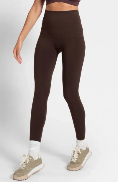 Seraphine Seamless Postpartum Leggings In Mocha
