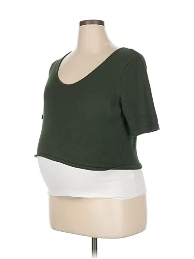 Pre-owned Seraphine Short Sleeve T-shirt In Green