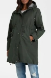Seraphine Women's Khaki 4 In 1 Maternity And Babywearing Parka In Green