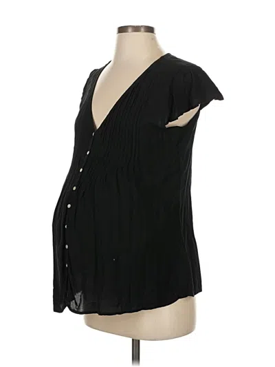 Pre-owned Seraphine Sleeveless Blouse In Black